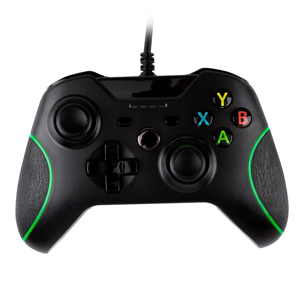Controle Gamer Dazz Hurricane DualShock Xbox One USB C/ Fio - Preto