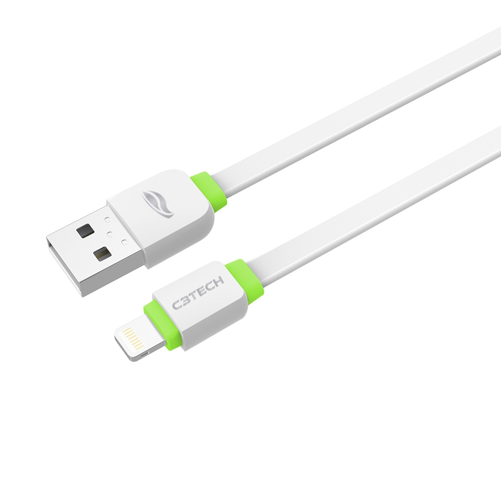 Cabo USB C3Tech CB-110WH Lightning 2A - CB-110WH