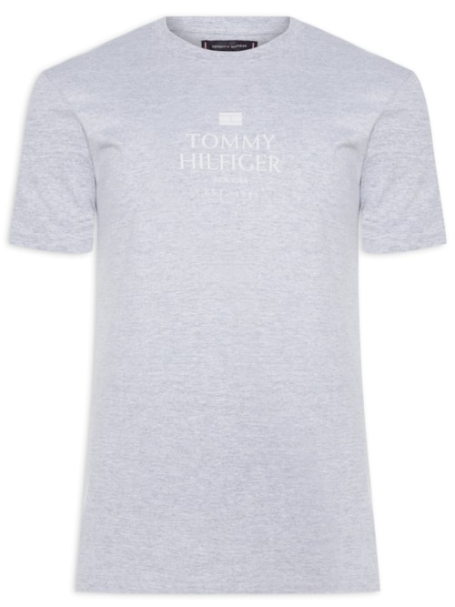 Camiseta Masculina Tonal - Cinza
