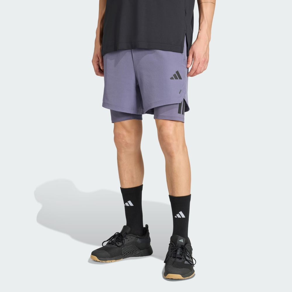 Shorts Primelift 2 em 1 Homem adidas Shorts Primelift 2 em 1 Homem adidas