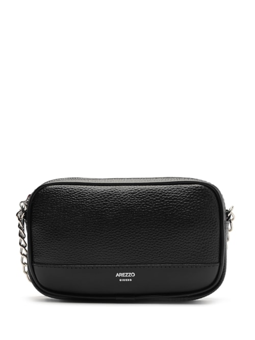Bolsa Feminina Tiracolo Pequena Corrente Basic - Preto Bolsa Feminina Tiracolo Pequena Corrente Basic - Preto