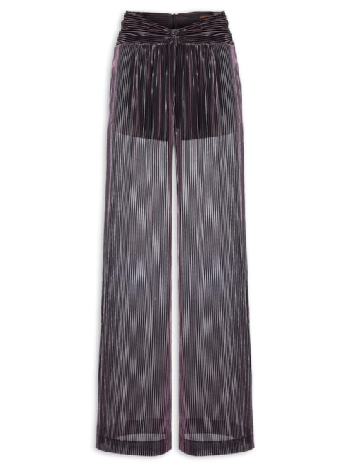 Calça Feminina Dos Torcido Metalic Stripe - Preto