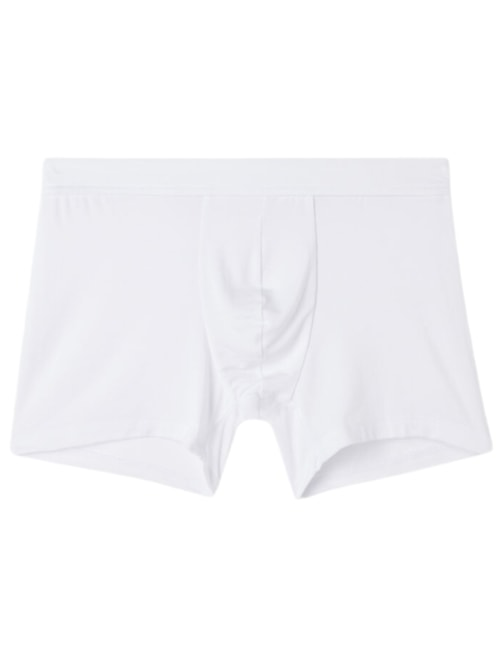 Cueca Boxer Em Modal e Seda - Branco Cueca Boxer Em Modal e Seda - Branco