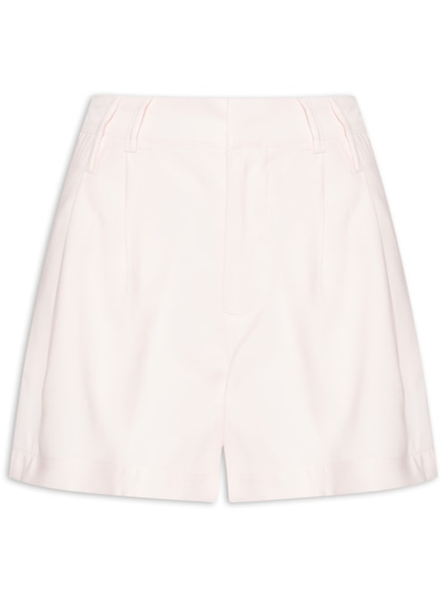 Short Feminino Pregas - Rosa
