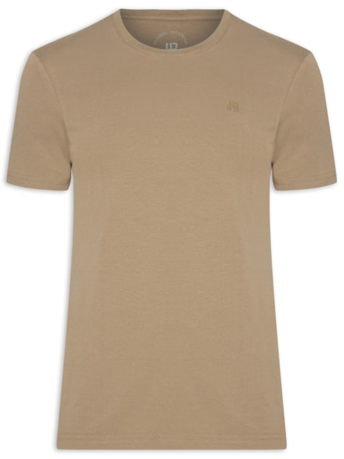 Camiseta Masculina Careca Stretch - Bege Camiseta Masculina Careca Stretch - Bege