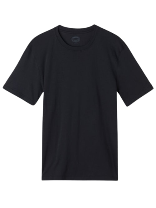 Camiseta Fit Em Algodão Supima Extrafino - Preto Camiseta Fit Em Algodão Supima Extrafino - Preto