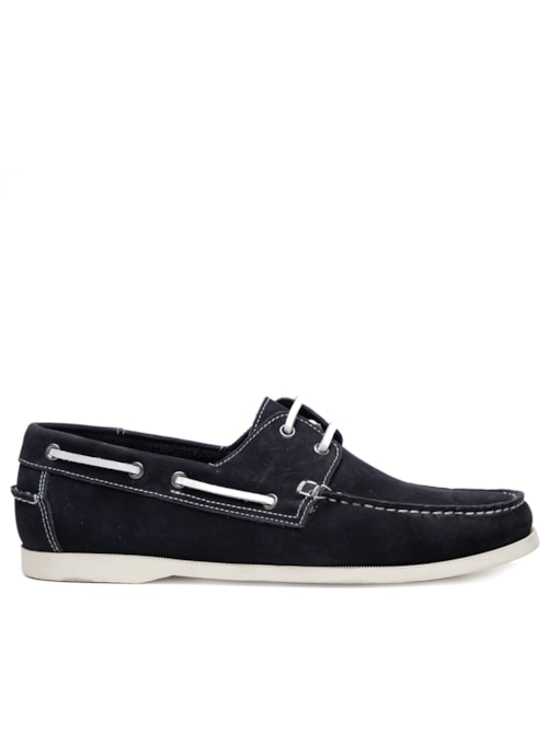 Sapato Masculino Dockside Em Suede - Azul Sapato Masculino Dockside Em Suede - Azul