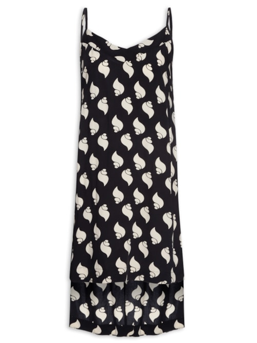 Blusa Feminina Túnica Crepe Litorânea - Preto Blusa Feminina Túnica Crepe Litorânea - Preto