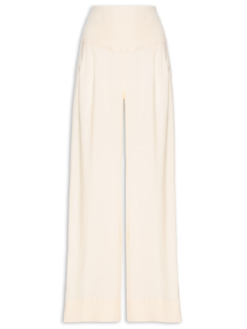 Calça Feminina Pala Larga - Amarelo