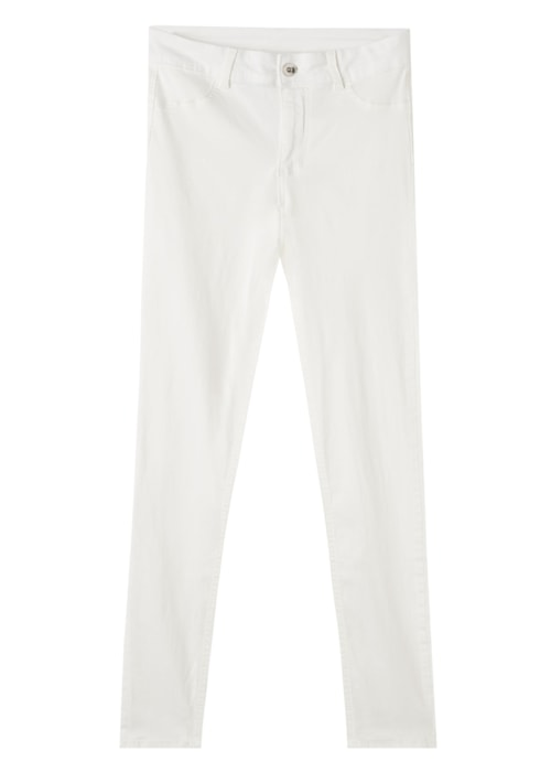 Calça Jeans Push-Up Leve Eco - Branco