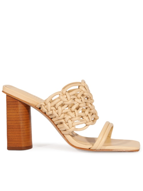 Sandália Feminina Tamanco Rosalia - Amarelo Sandália Feminina Tamanco Rosalia - Amarelo