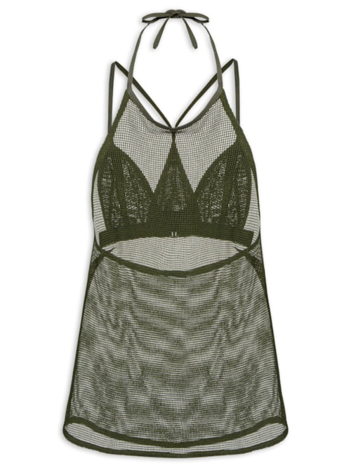 Blusa Feminina Frente Única Tela - Verde Blusa Feminina Frente Única Tela - Verde