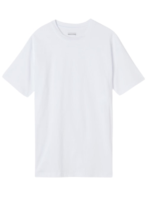 Camiset Muscle Fit Em Algodão - Branco Camiset Muscle Fit Em Algodão - Branco