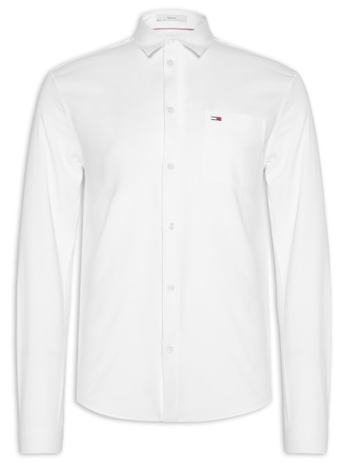 Camisa Masculina Classics Oxford Shirt - Branco Camisa Masculina Classics Oxford Shirt - Branco