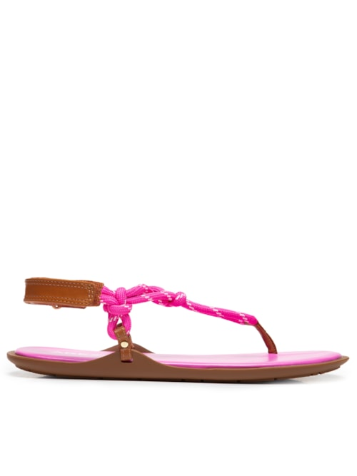 Sandália Rasteira Couro Custom Anklet - Rosa Sandália Rasteira Couro Custom Anklet - Rosa