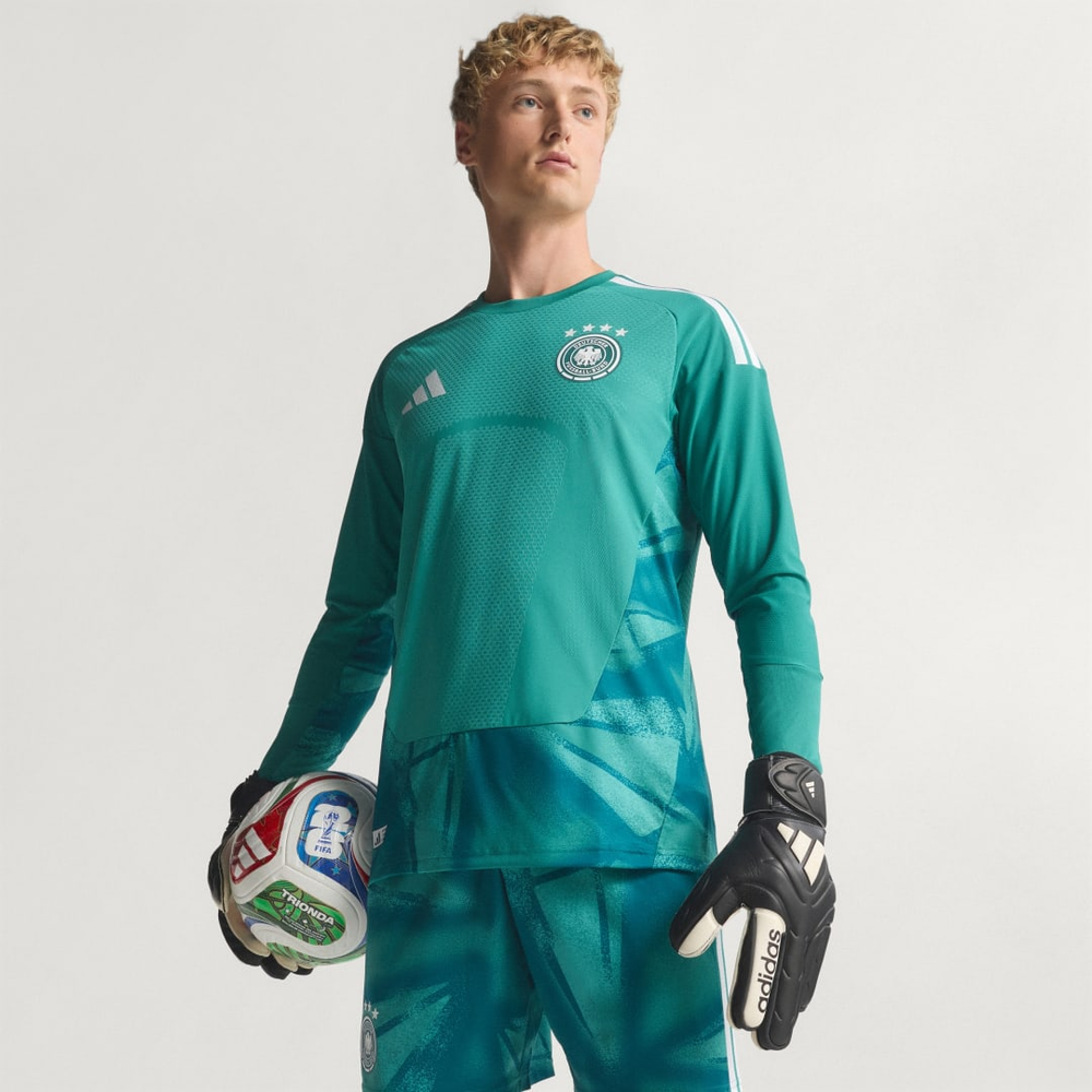 Camisa Goleiro I Manga Longa Jogador Alemanha 26 Homem adidas