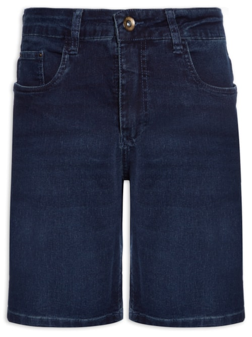 Bermuda Masculina Jeans Blue Sobretinta (PA) - Azul