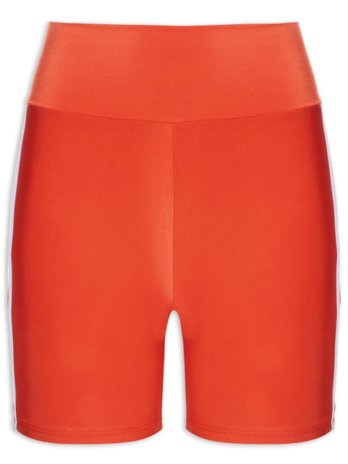 Short Feminino Liso - Laranja