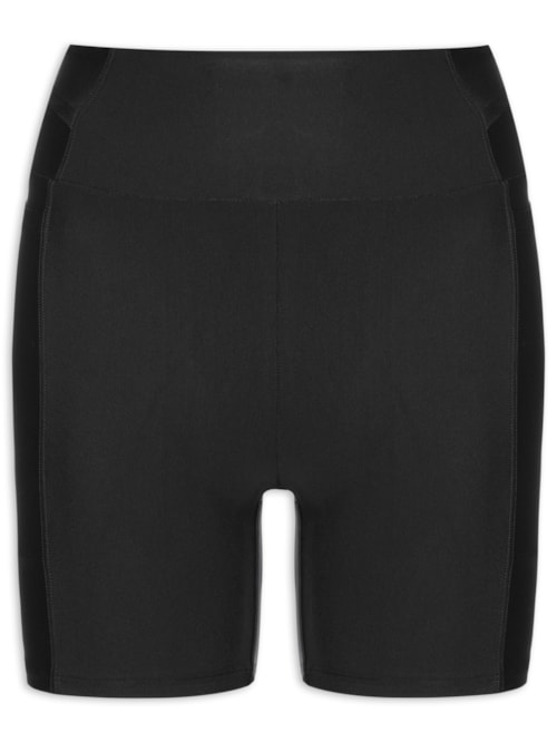 Short Feminino Liso - Preto