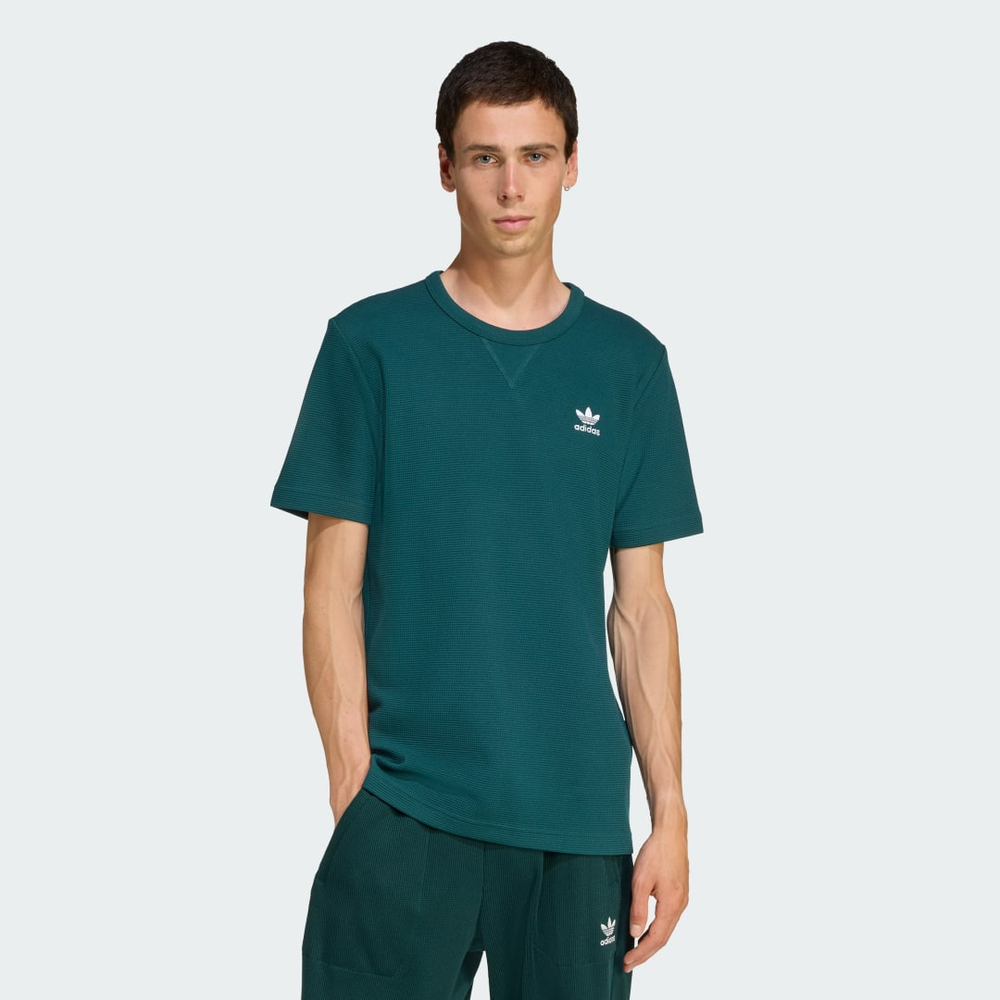 Camiseta Waffle Trefoil Essentials Homem adidas