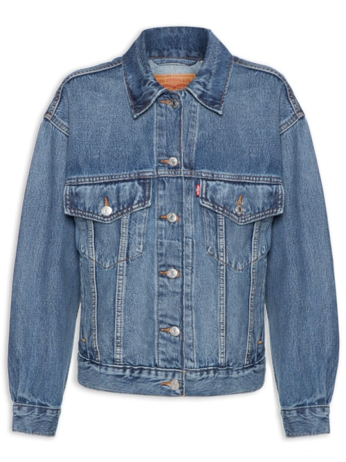 Jaqueta Feminina 90S Trucker - Azul