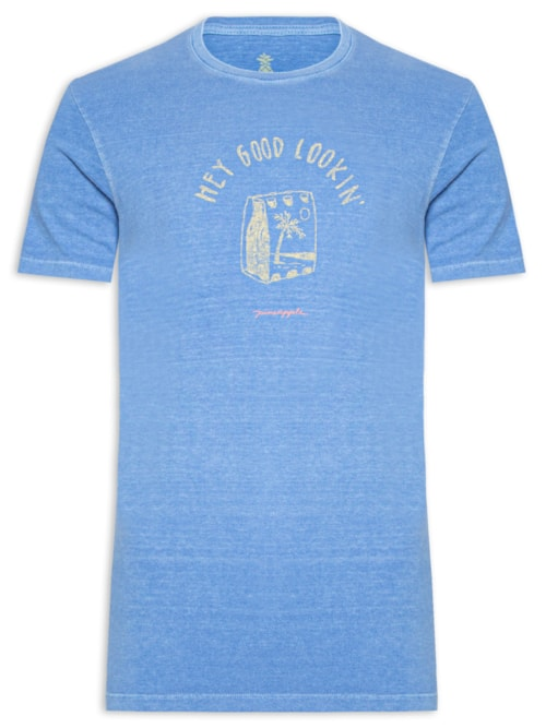 Camiseta Masculina Silkada Good Lookin - Azul Camiseta Masculina Silkada Good Lookin - Azul