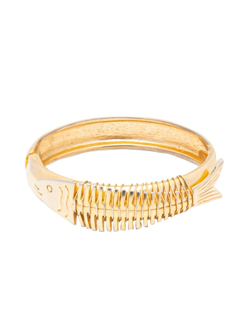 Bracelete Feminino Oléo De Baleia - Dourado