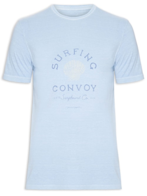 Camiseta Masculina Silkada Surf Convoy - Azul Camiseta Masculina Silkada Surf Convoy - Azul