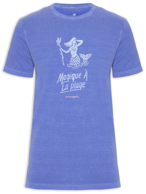 Camiseta Masculina Silkada Magique - Azul Camiseta Masculina Silkada Magique - Azul