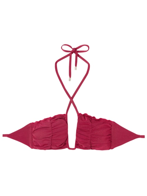 Parte De Cima De Biquíni Top Islamorada - Vermelho Parte De Cima De Biquíni Top Islamorada - Vermelho