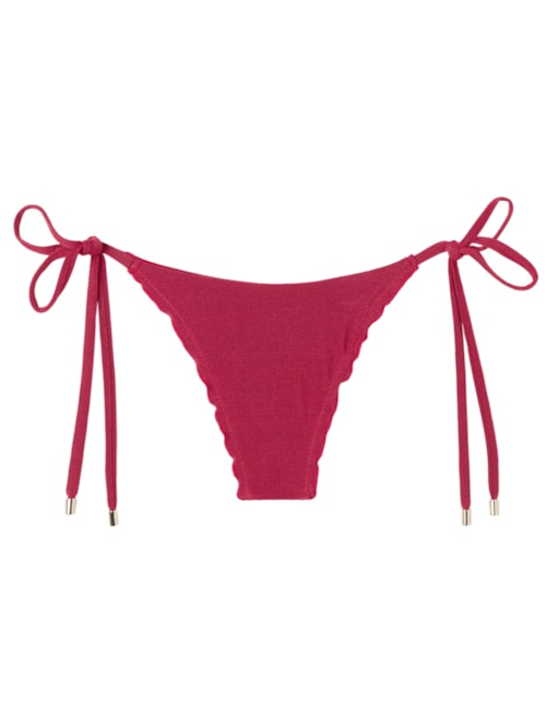 Calcinha De Biquíni Fio Dental Islamorada - Vermelho