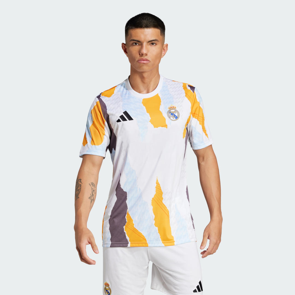 Camisa Pré-jogo Real Madrid 24/25 Homem adidas