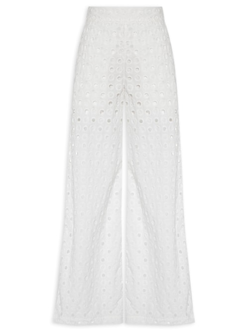 Calça Feminina Laise Bolso Faca - Branco