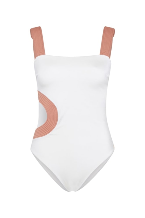 Maiô Contour Off White Maiô Contour Off White