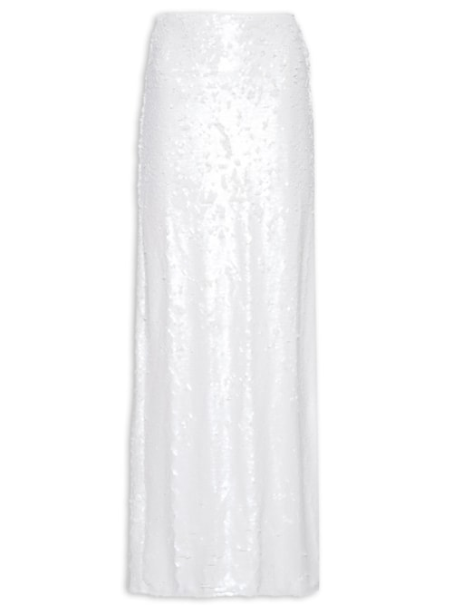 Saia Paetê - Branco