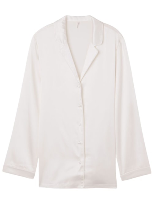 Camisa Em Seda - Marfim Camisa Em Seda - Marfim