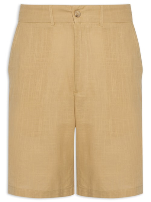 Bermuda Masculina Casual Color - Bege