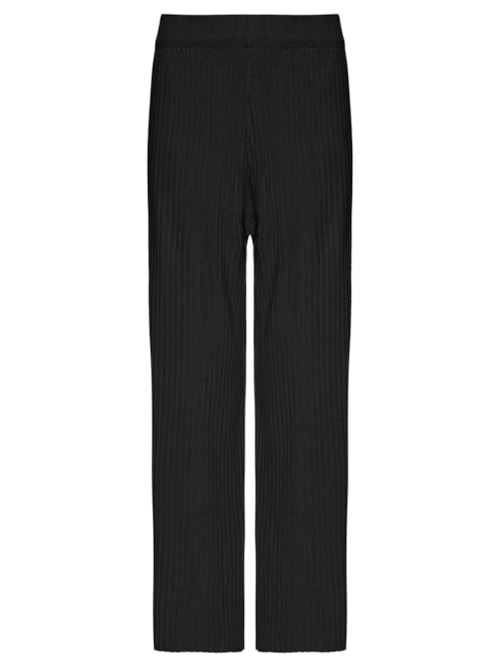 Calça Feminina Tricot Canelada - Preto