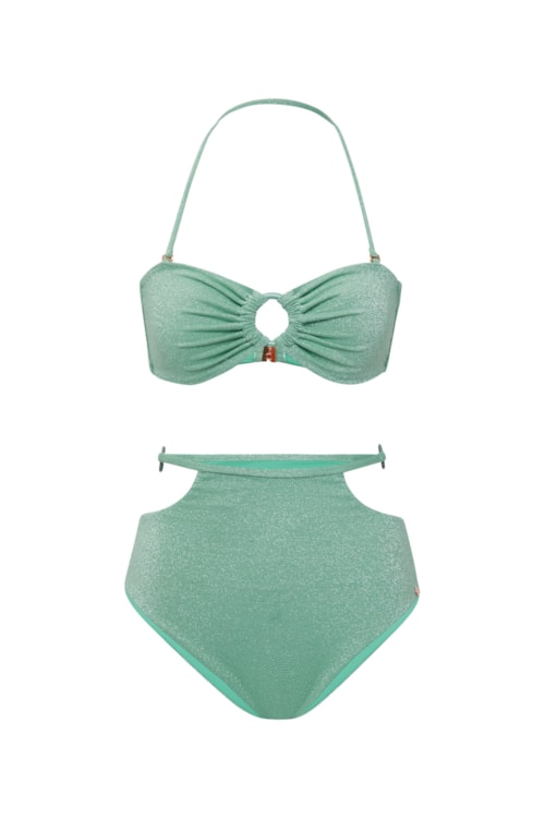 Calcinha biquíni Hot Pant Rebeca Serena - Verde Calcinha biquíni Hot Pant Rebeca Serena - Verde