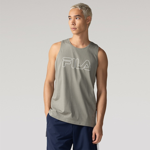 Camiseta Regata Fila LS Letter Outline Masculina Camiseta Regata Fila LS Letter Outline Masculina