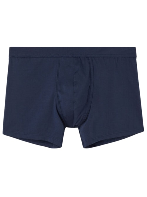 Cueca Boxer Em Algodão Premium - Azul Cueca Boxer Em Algodão Premium - Azul