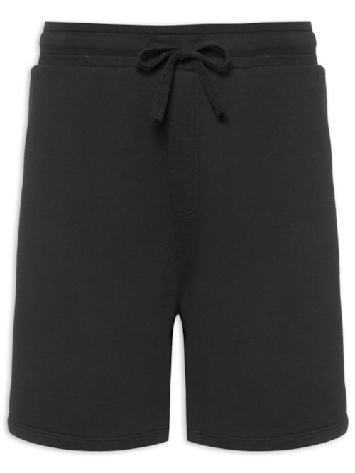Bermuda Masculina Moletom Urbano New - Preto