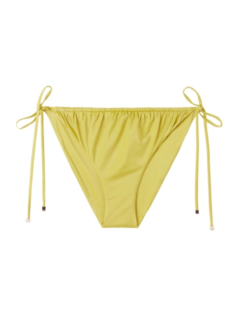 Calcinha De Biquíni Shiny Satin - Amarelo Calcinha De Biquíni Shiny Satin - Amarelo