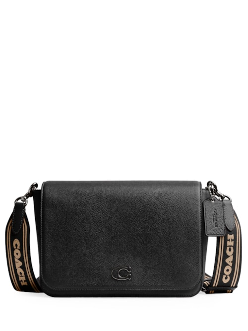 Bolsa Feminina Messenger Siganture Canvas Interior - Preto Bolsa Feminina Messenger Siganture Canvas Interior - Preto