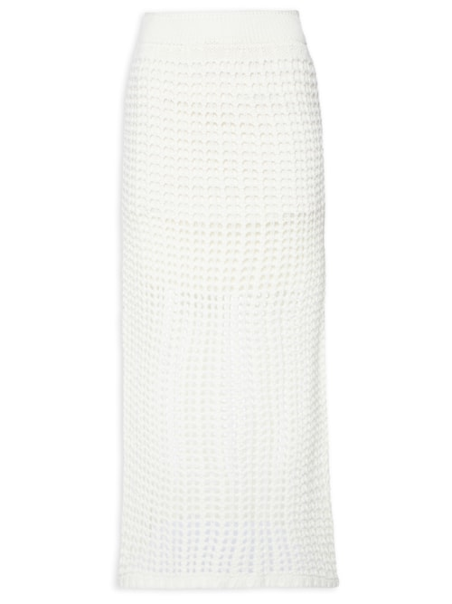 Saia Tricot - Branco