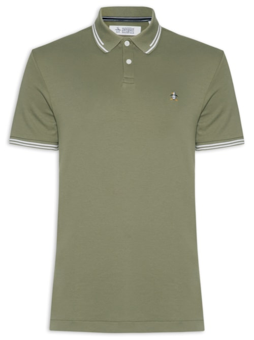 Polo Masculina Interloque Lisa - Verde
