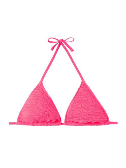 Parte De Cima Biquíni Cortininha Crinkle Waves - Rosa Parte De Cima Biquíni Cortininha Crinkle Waves - Rosa