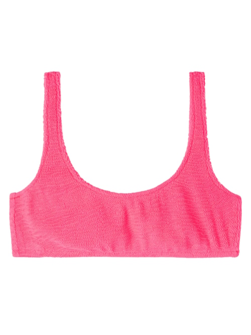 Parte De Cima De Biquíni Top Crinkle Waves - Rosa Parte De Cima De Biquíni Top Crinkle Waves - Rosa