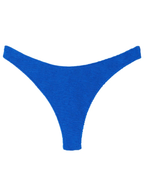 Calcinha De Biquíni Brasileira Crinkle Waves - Azul Calcinha De Biquíni Brasileira Crinkle Waves - Azul