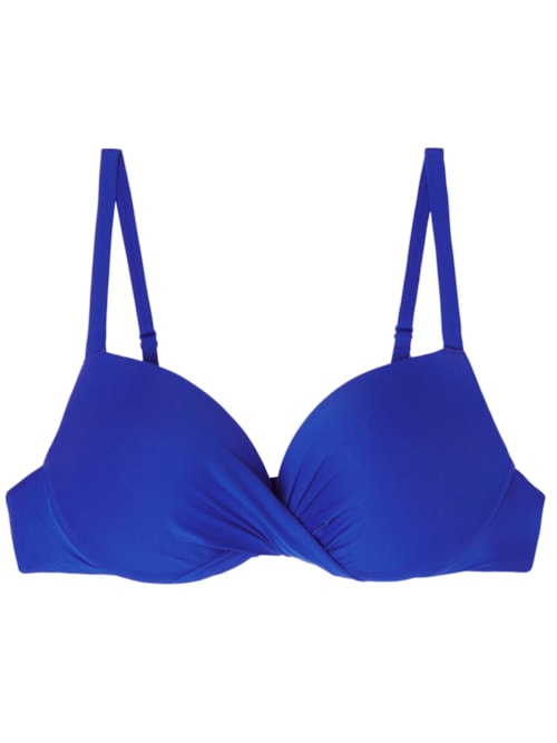 Parte De Cima De Biquíni Super Push-Up Indonésia - Azul Parte De Cima De Biquíni Super Push-Up Indonésia - Azul